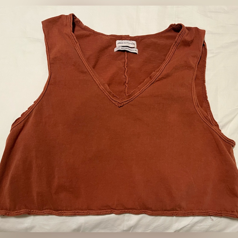 Urban Outfitters Muscle Tee Crop Top